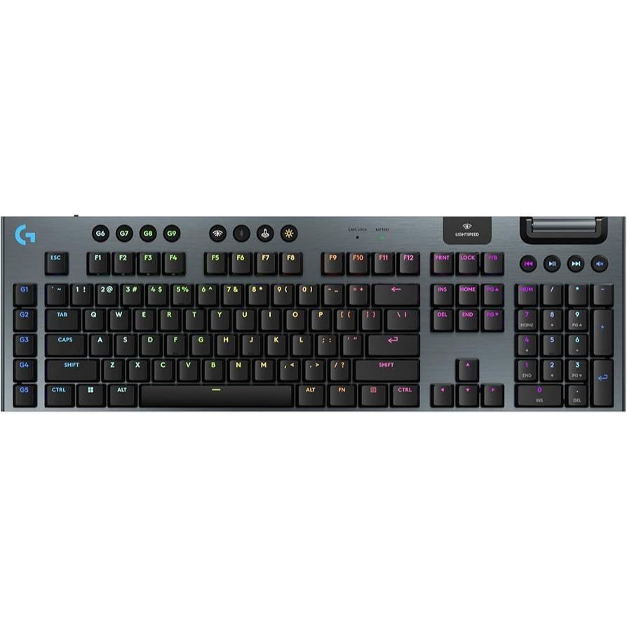Bàn phím Gaming không dây Logitech G915 X LIGHTSPEED TKL và Fullsize nút lập trình, RGB đã sử dụ
