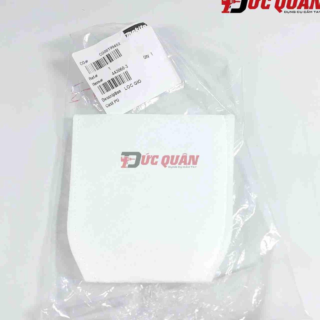 (Mới) Túi bụi cao cấp máy hút bụi 18v, CL108, DCL180, DCL182… MAKITA, 443060-3 ( 1 cái )