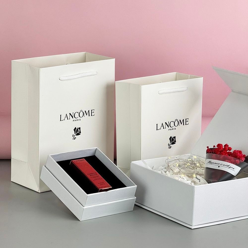 Lancome Son Môi Lancome Nước Hoa Hộp Quà Tặng Kou Bao Bì Bao Bì Túi Phản Túi Tote Túi Ngày