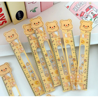 Thước kẻ dài 15cm đồ dùng học tập môn toán, địa lý cho học sinh