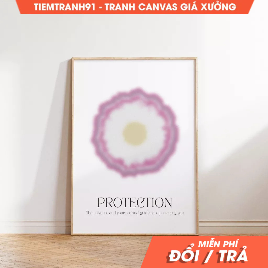 Tranh treo tường, Aura Poster, Spiritual Wall Art, Gradient, Angel Numbers, Affirmation Wall Art. (1