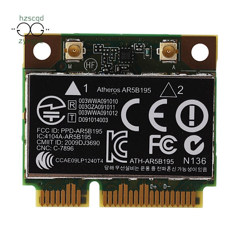 AR9285 AR5B195 150M + BT3.0 Thẻ không dây PCI-E nửa Mini SPS:593127-001 592775-001 cho 430 431 435 4