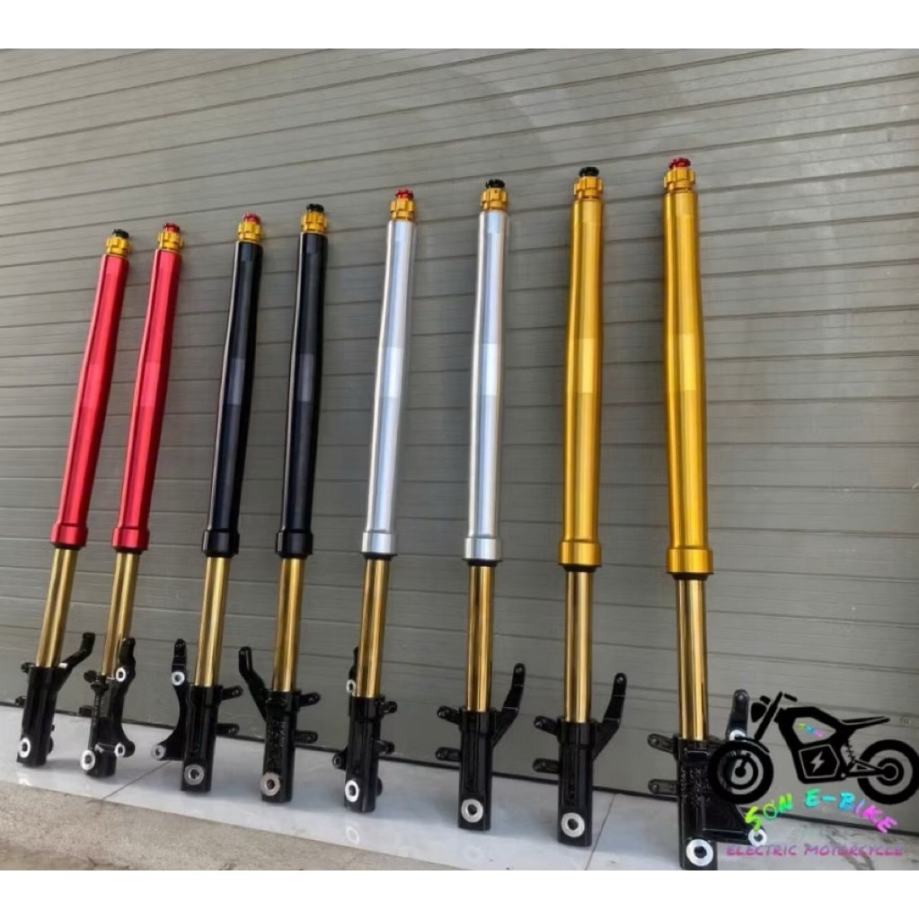 phuộc tăng chỉnh ti vàng usd kèm chảng 3 lắp xmen như zin không cần khoét nhựa