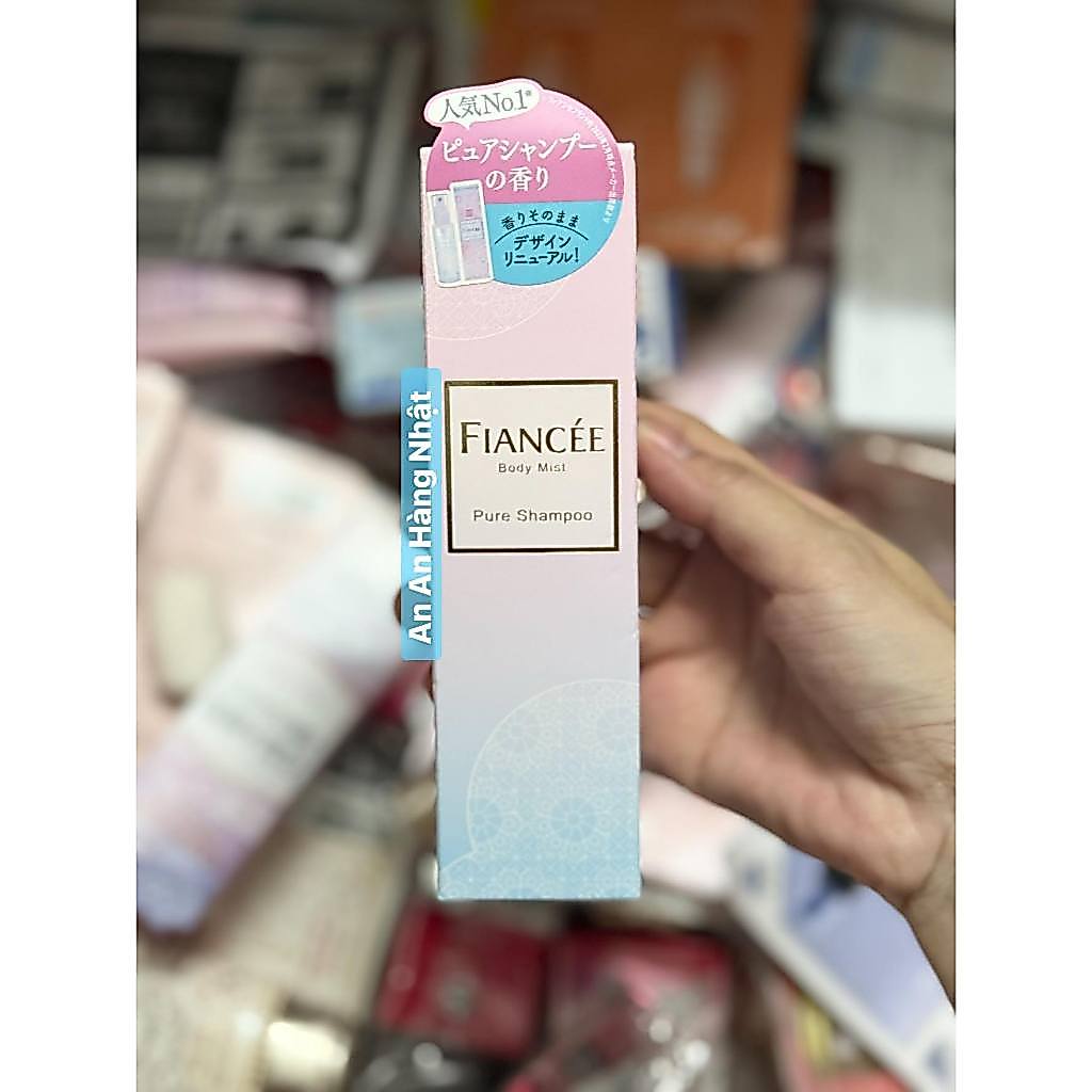 Body mist FIANCEE nội địa Nhật 50ml - Pure shampoo, Baby Powder,Savon