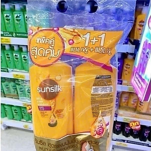 Dầu Gội SUNSILK THÁI LAN - Cặp 2 Chai Dầu Gội Sunsilk Hàng Thái Nội Địa Chai 321ml