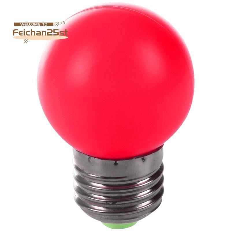 Bóng đèn LED E27 Bóng đèn nhựa màu đỏ ấm áp (Công suất 0,5W, Đỏ)