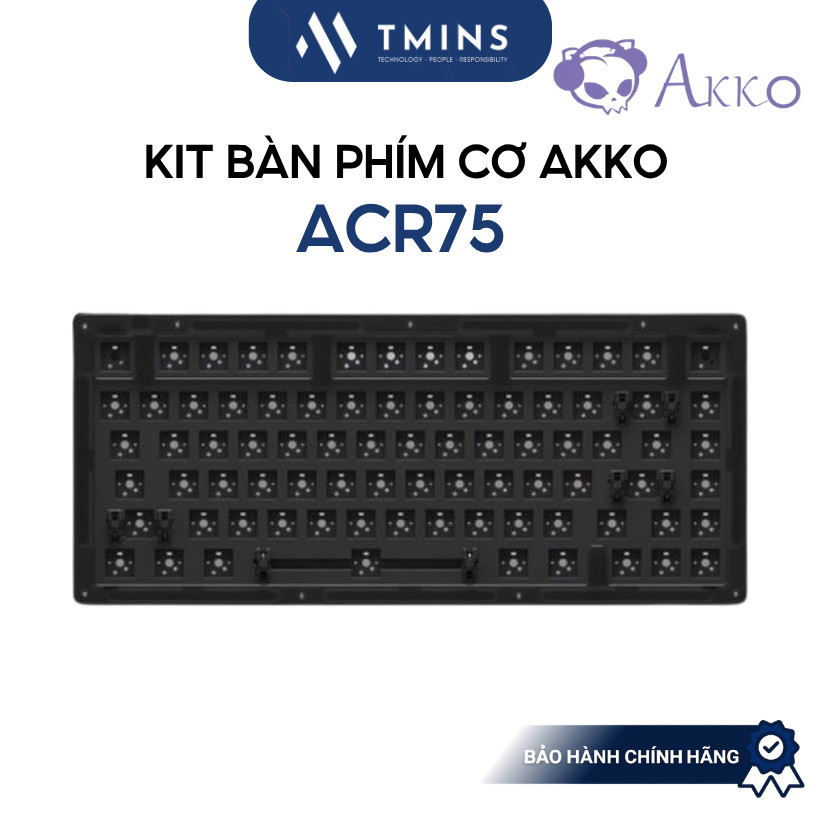 Kit Bàn phím cơ AKKO ACR75 Black - Hàng Chính hãng