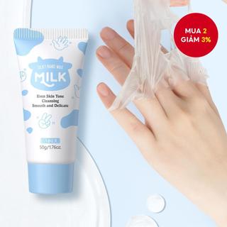 LAIKOU Sữa Silky Hand Wax Peel Off Hand Mask Tẩy tế bào chết Làm sáng Mo đang tăng cường Nuôi dưỡng Smooth Hand Spa 50g