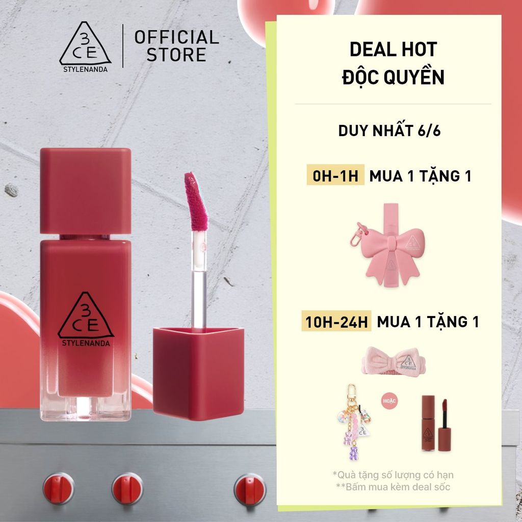 3CE SON TINT BÓNG MỀM GUMMY OIL TINT | BigBuy360 - bigbuy360.vn