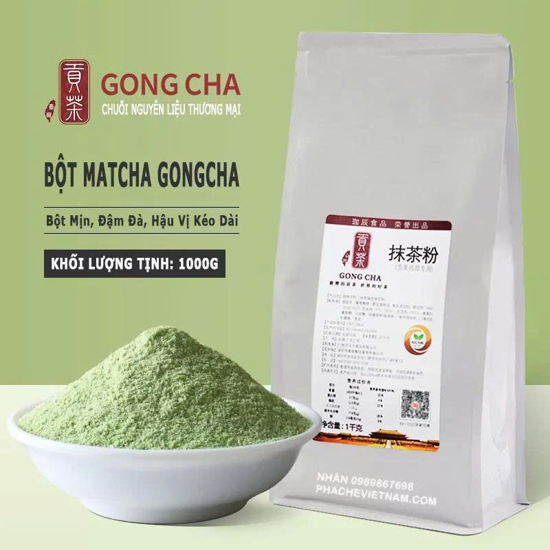 Bột Matcha Gongcha gói 1kg