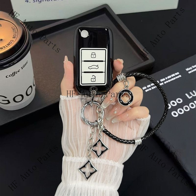 HF phù hợp với vỏ chìa khóa gấp MG 2017-2020 mẫu cũ GT / ZS MG6 Sharp GS Sharp GT kim loại MG3 khóa 