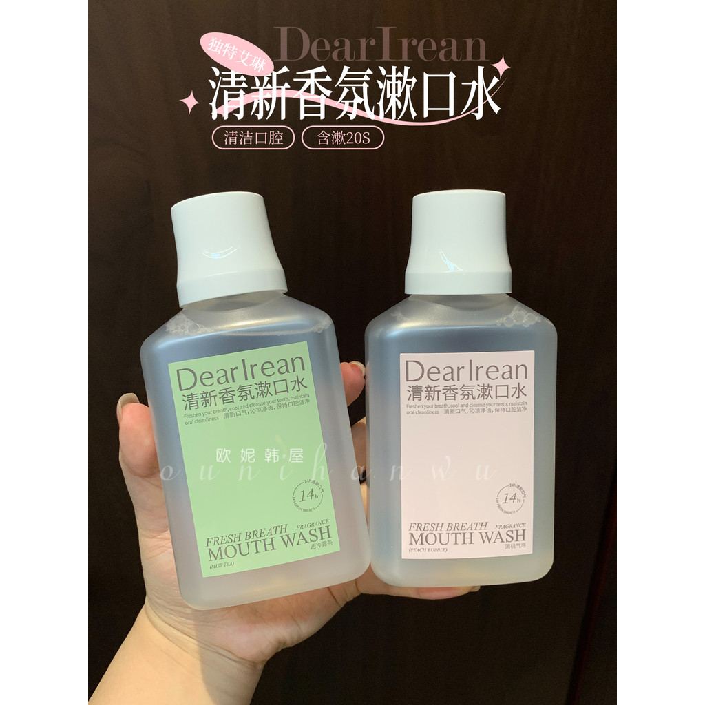 Dr Unique Irene Fresh Fragrance Nước súc miệng Di động Làm sạch răng miệng Bảo vệ miệng Hương bạc hà