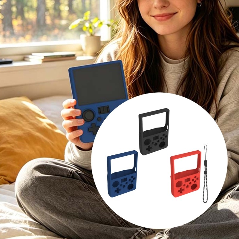 WU Vỏ Bảo Vệ Da Silicon Chống Trầy Xước Cho R36MAX II R36MAX2 Tay Cầm Chơi Game Da Tay Cầm Chơi Game