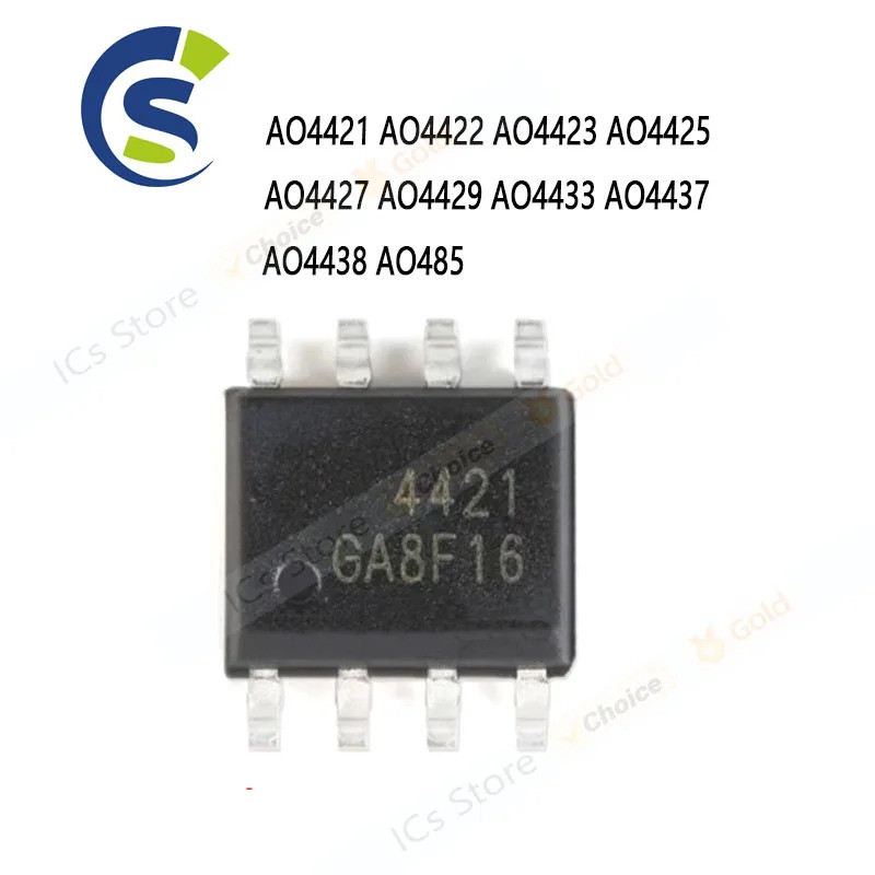 5 CÁI AO4421 AO4422 AO4423 AO4425 AO4427 AO4429 AO4433 AO4437 AO4438 AO485 SOP Chip ic