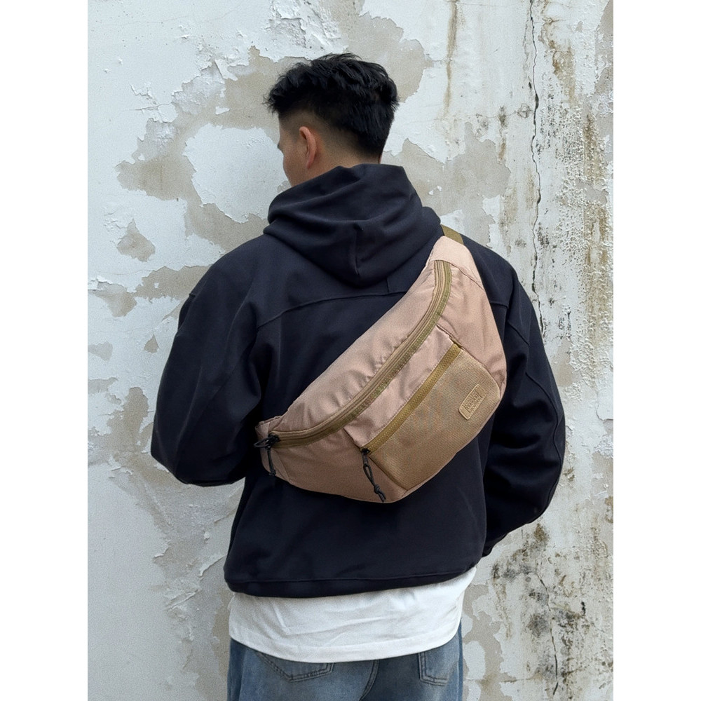 OKKO Dung Tích Thực Sự Lớn Phiên Bản Hàn Quốc Nylon Dung Tích Lớn Màu Túi Đeo Vai Túi Messenger Cặp 