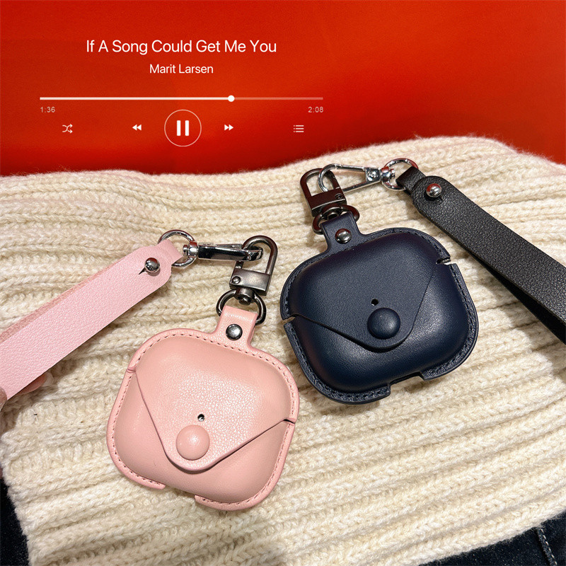 Niche Retro Bao Da Tai Nghe Mặt Dây Chuyền Thích Hợp Cho Apple AirPodspro2 Vỏ Bảo Vệ Thế Hệ 2 / Thế 