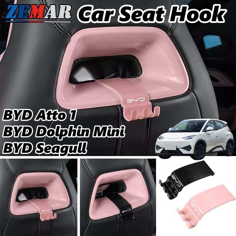 1 / 2 Chiếc BYD Atto 1 / BYD Seagull / BYD Dolphin Mini Series Tựa Đầu Ô Tô Móc Sau Đa Năng Móc Ghế 