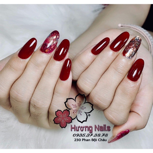 Sơn Gel Đỏ cherry E58 Sơn NOX (USA) nail Ying 2