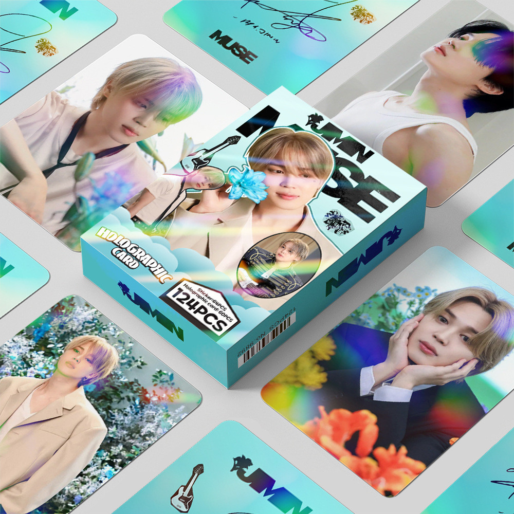 124 Laser Photocards Park Jimin JIMIN Album JIMIN MUSE Star Photocard LOMO Flashcard