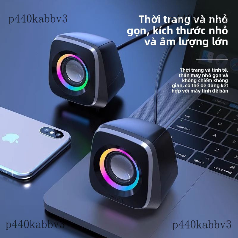Loa vi tính Philips SPA710Loa máy tính Bluetooth, loa chơi game để bàn, loa có dây cho máy tính để b