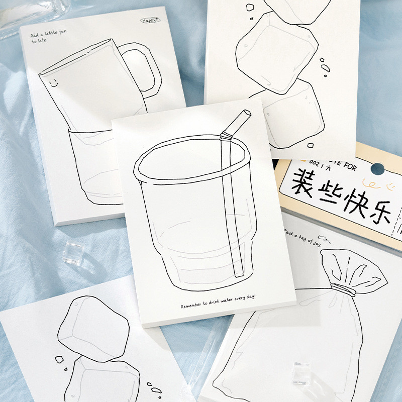 Giấy Note - Tập 80 Tờ Giấy Ghi Chú SKETCH LIFE Hi. Note For Memo Pad