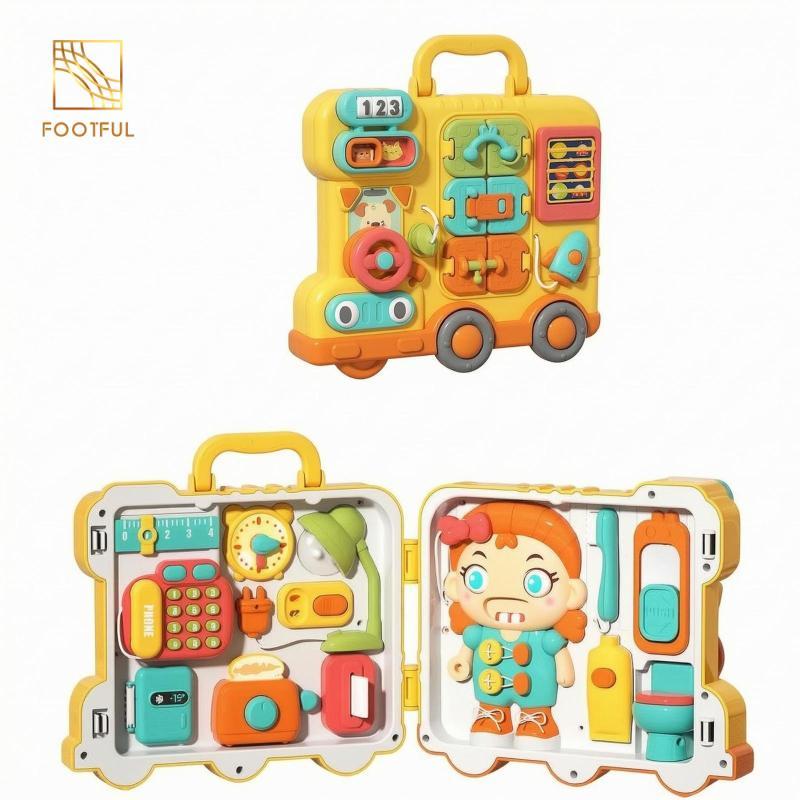 SiaBiced Van Busy Tay cầm di động RV Busy Board đa chức năng cho trẻ em