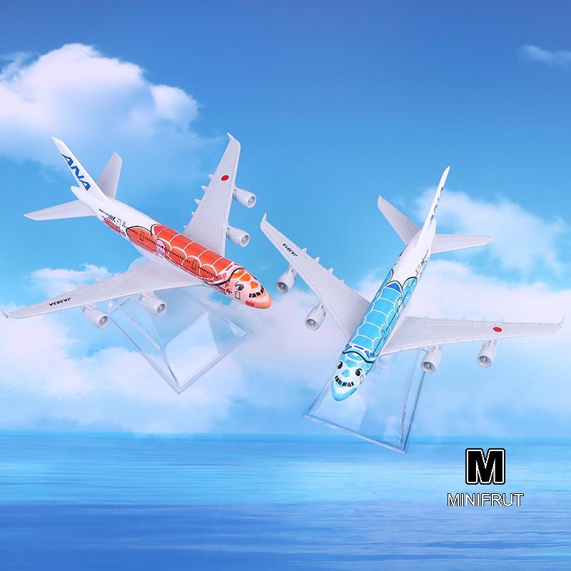 MINIFRUT] Tranh rùa biển ANA Airbus A380 Mô hình máy bay Mô hình máy bay Diecast Máy bay kim loại Mo