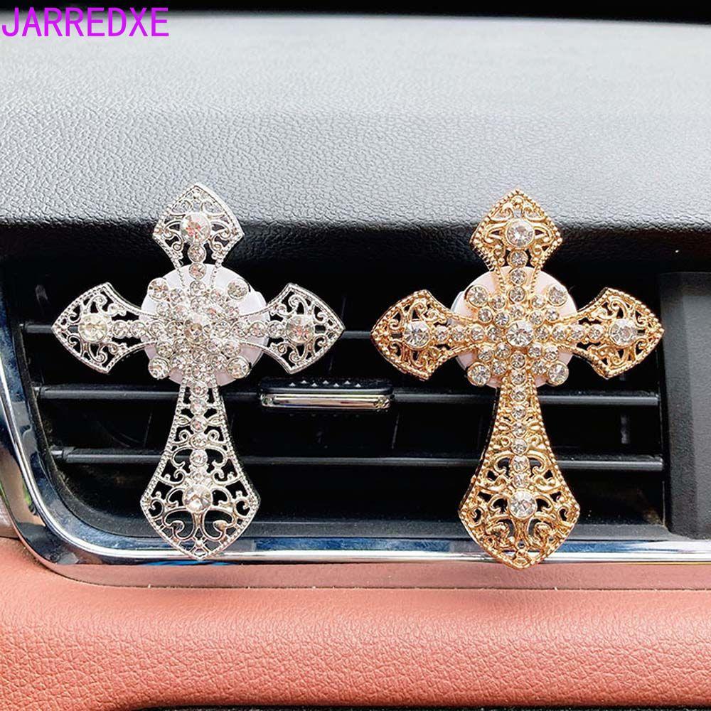 JARREDXE Máy làm mát không khí ô tô Phụ kiện nội thất ô tô Cross Jesus Cross Crucifixion Conditionin
