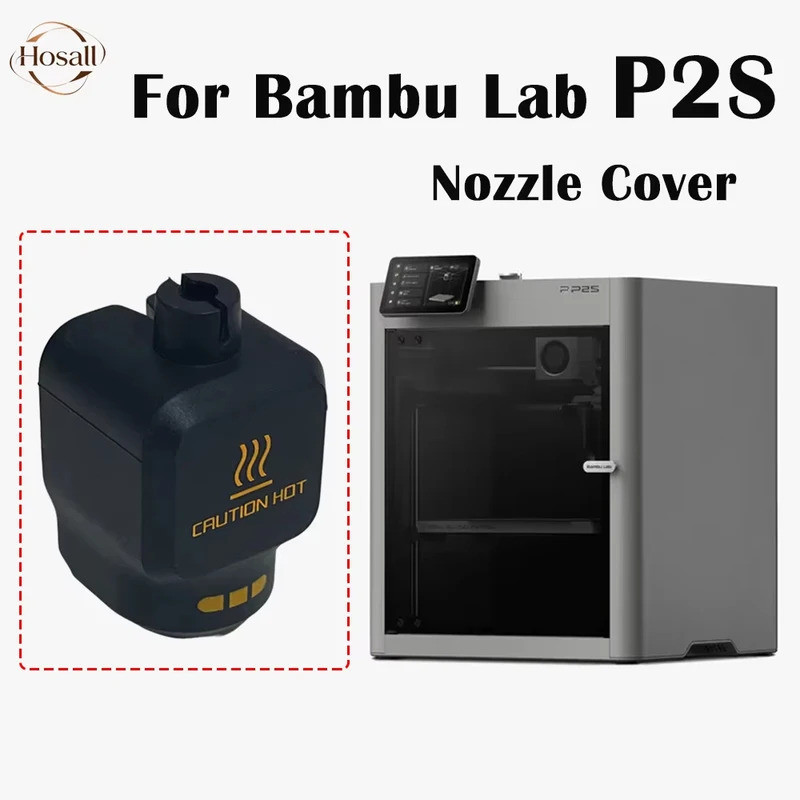 HB Cho Bambu Lab P2s Hot End Cover P2s Tất Silicon Chịu Nhiệt Chống Tắc P2S Hotend Cover Cách Nhiệt 