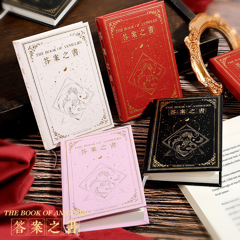 New Product~Magical Answer Book Mini Bilingual Portable Pocket Edition ins Student Cartoon Creative 