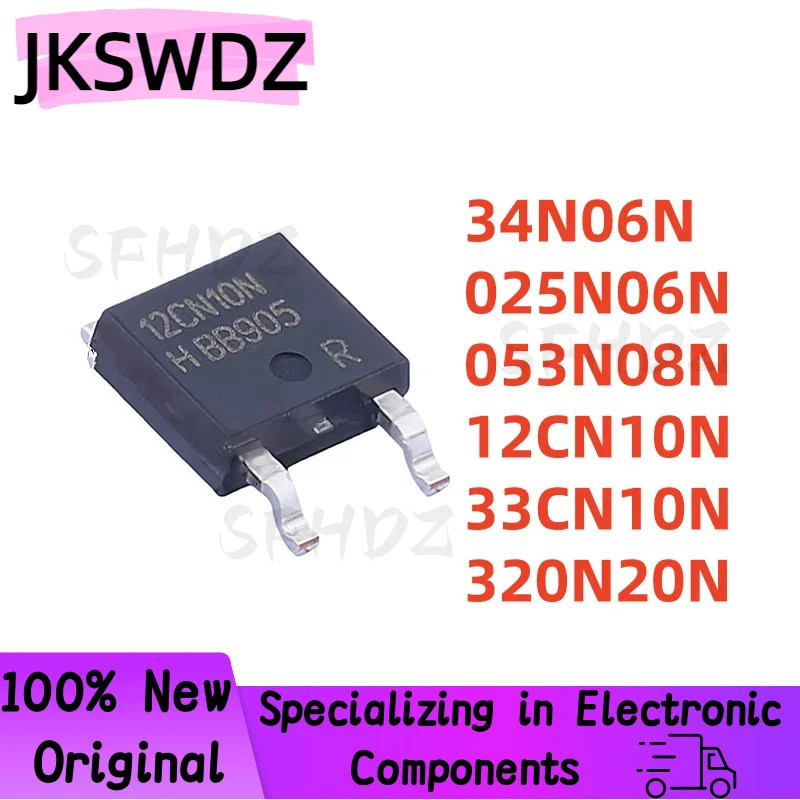 1-5 Chiếc IPD025N06N 025N06N IPD320N20N3G 320N20N IPD034N06N3G 34N06N IPD053N08N3G 053N08N 33CN10N 1