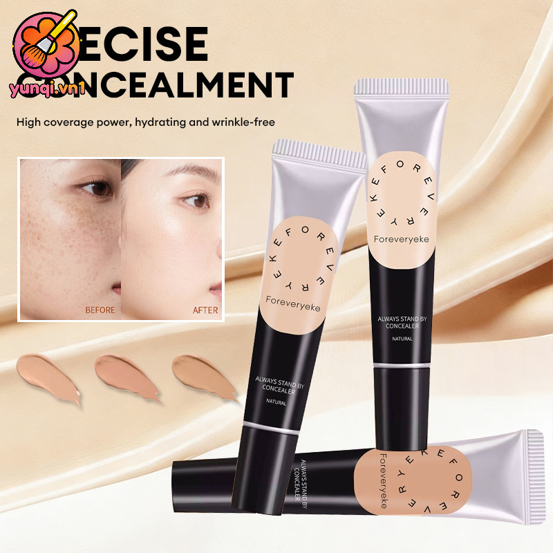   Kem che khuyết điểm độ che phủ cao dành cho quầng thâm và sẹo mụn, chống thấm nước, chống mồ hôi, lâu trôi.