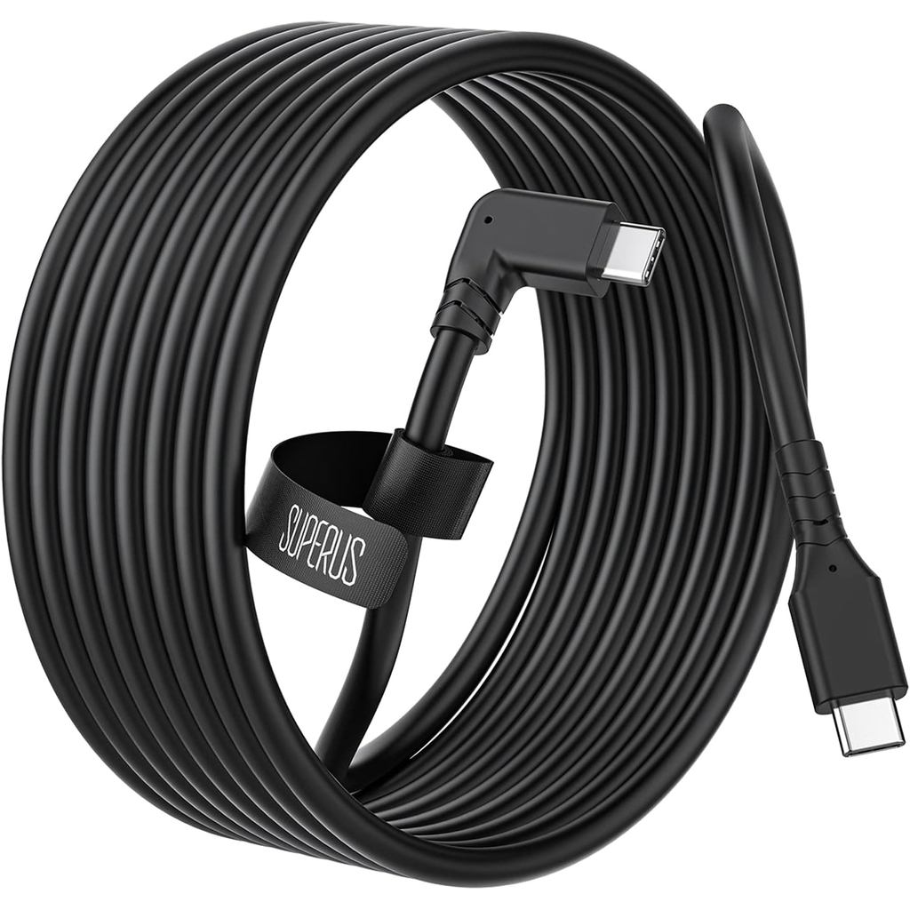 Cáp liên kết SUPERUS 10 FT Tương thích với Oculus / Meta Quest 3 / 2 / 1 - Cáp sạc USB C sang USB C,