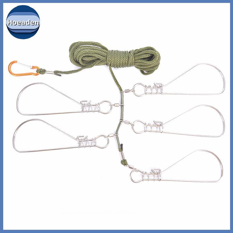Hoeaden Fishing Lo Bule Fishing Snaps Chain Stringer With Float Live Fish Lo Belt VN
