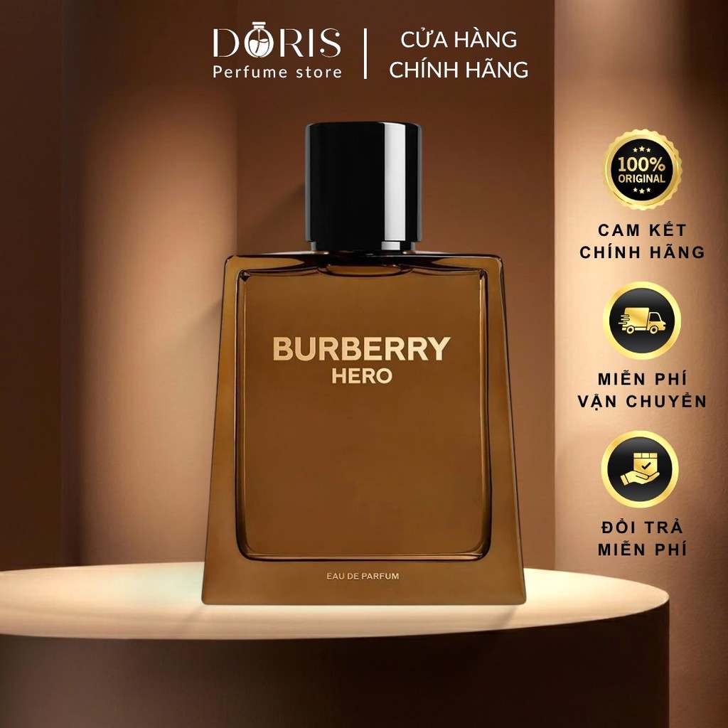 [Chính hãng] Nước Hoa Nam Fullseal 100ml Burberry Hero EDP – Mạnh Mẽ, Bí Ẩn & Nam Tính