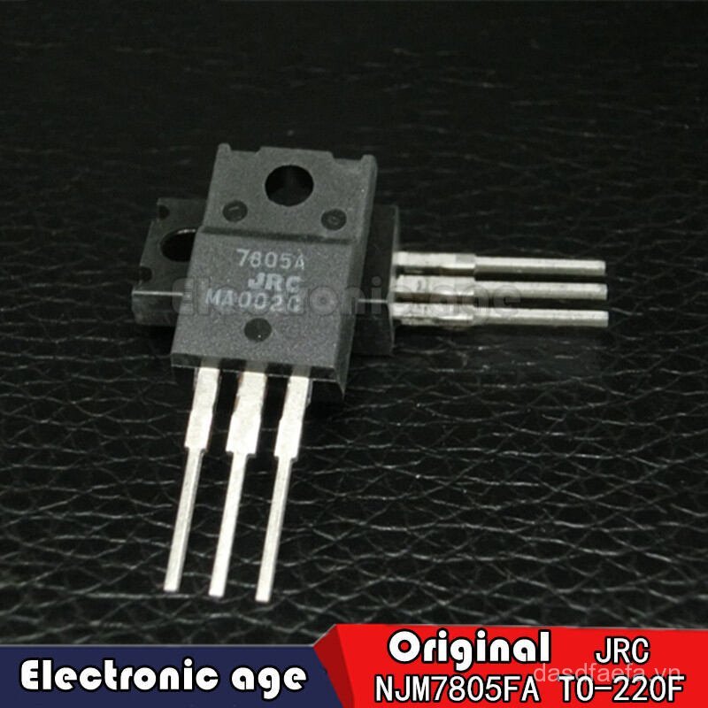 Bộ 5 chính hãng Nhật Bản nhập khẩu 7805 JRC7805A NJM7805FA Bộ điều chỉnh điện áp ba đầu TO-220F U9HZ