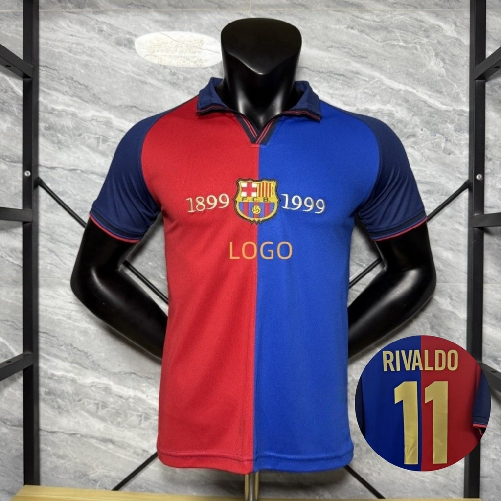 1899 / 1999 Barcelona Home Retro Edition Áo bóng đá tay ngắn#10 MESSI