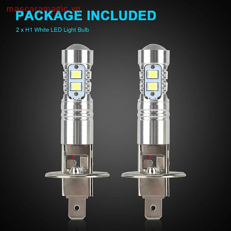 MCVN 1 Cặp Bóng Đèn Pha LED H1 Đèn Pha Ô Tô Siêu Sáng Đèn Ô Tô.