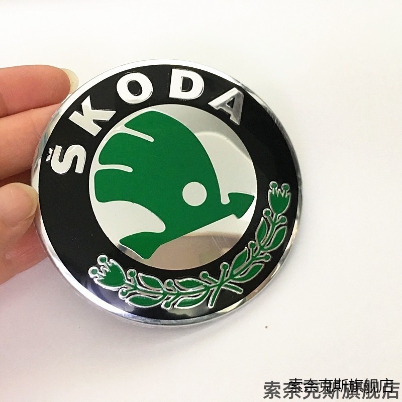 Thích Hợp Cho Xe Skoda Xe Thể Thao Sửa Đổi Logo Xe Ô Tô Màu Đen Cũ Mingrui RS10 Mẫu Xinruixin Phía T