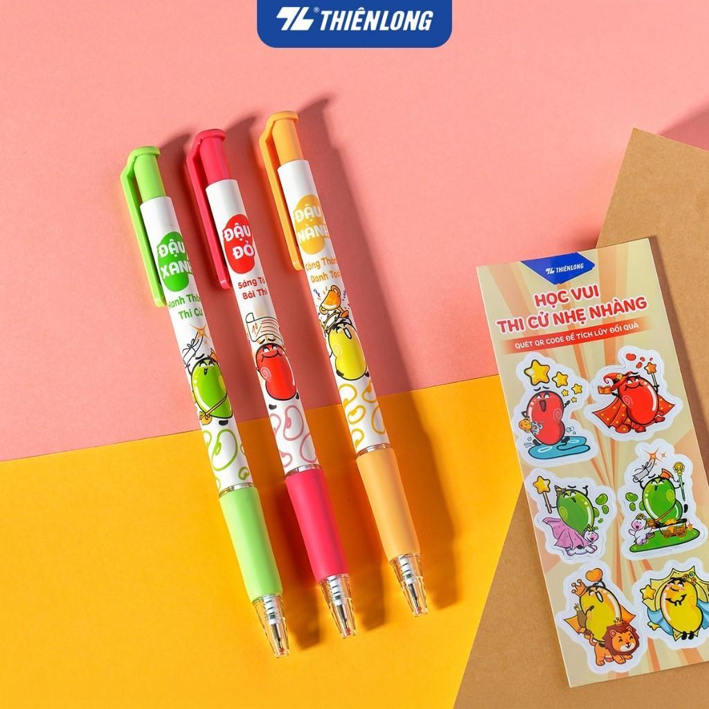 [MT] Túi bút bi, bút gel Thiên Long TL-095, TL-105, FL-04/Luck - Phiên bản hanh thông thi cử, đóng g