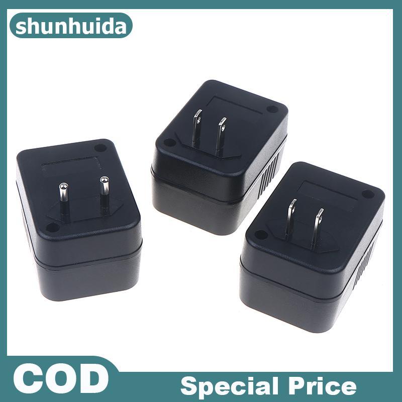 Shunhuida EU US Plug Step Down Transformer Du Lịch Adapter AC220V Sang 110V Hoặc 110 Sang 220V Bộ Ch