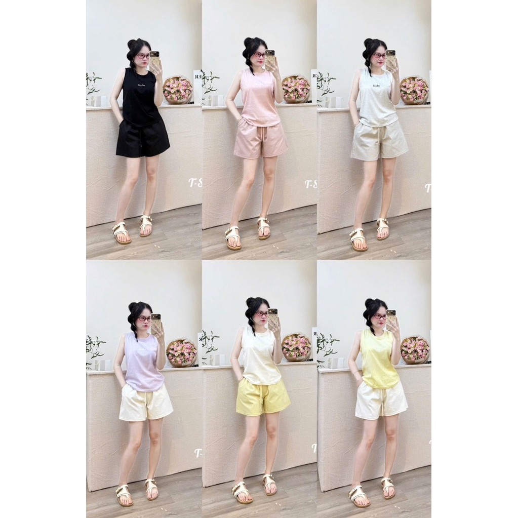Bộ Ba Lỗ Đùi Thêu Chữ Peaboo