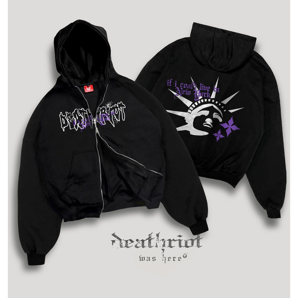 ❈ ์ ❈ Baju Zip Up DTRT - JAKET HOODIE ĐÔI ZIPPER HỘP HITAM PUTIH OVERSIZE SKENA SWETER HOODIE PRIA U