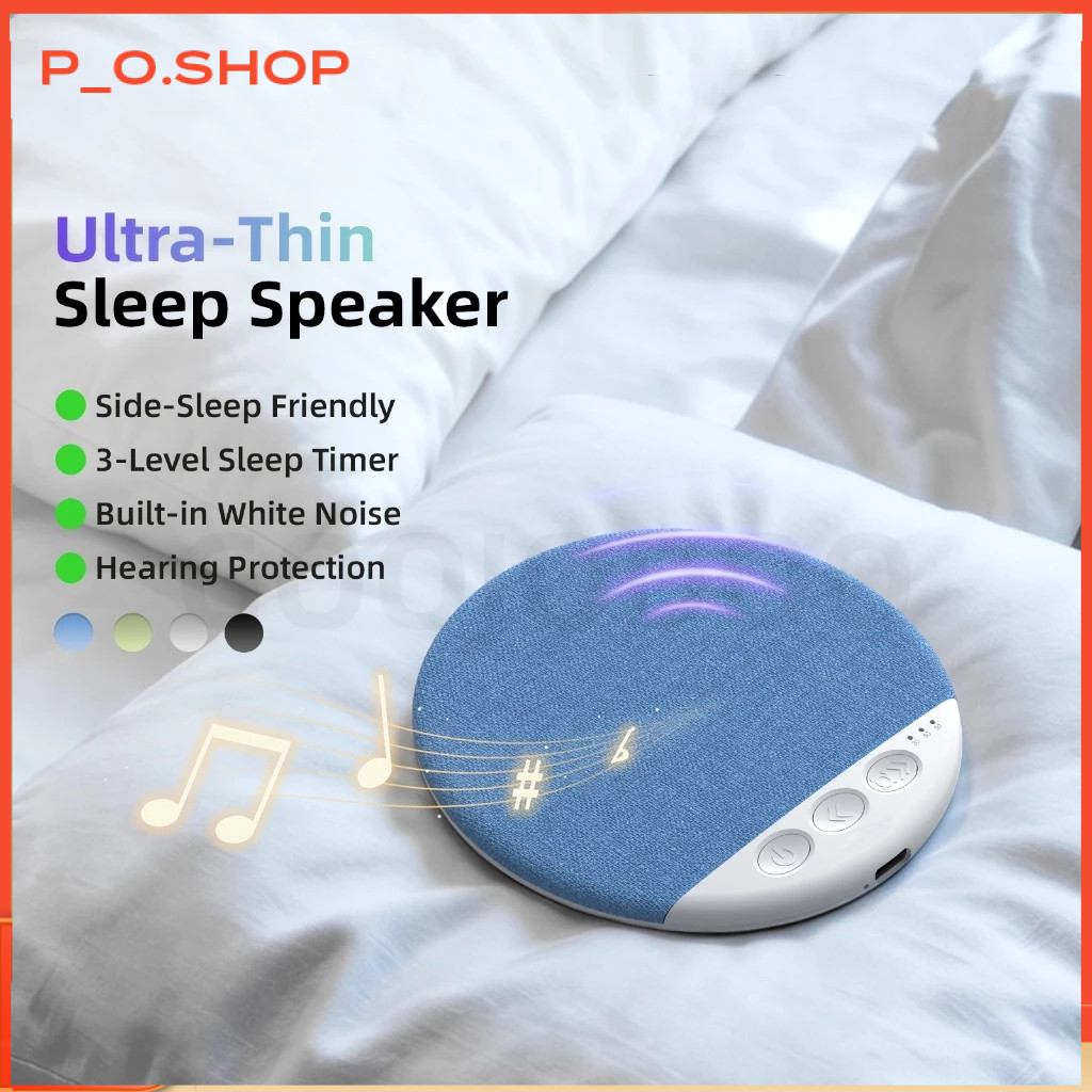 【🔥Rẻ】Loa Gối Dẫn Truyền Xương Siêu Mỏng 14mm-Pin 1200mAh Dùng 20H, Hẹn Giờ Thông Minh - Thiết Bị Hỗ 