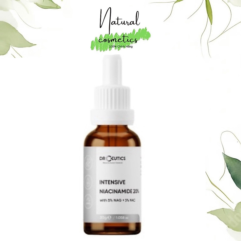 [Chính Hãng] DrCeutics Intensive Niacinamide 20% - Serum Dưỡng Sáng Da Giảm Thâm Kiềm Dầu auth