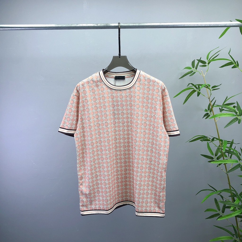 YRLO   Amiri Short Sleeve T Full-print digital t-shirt Unisex cotton Inner Wear