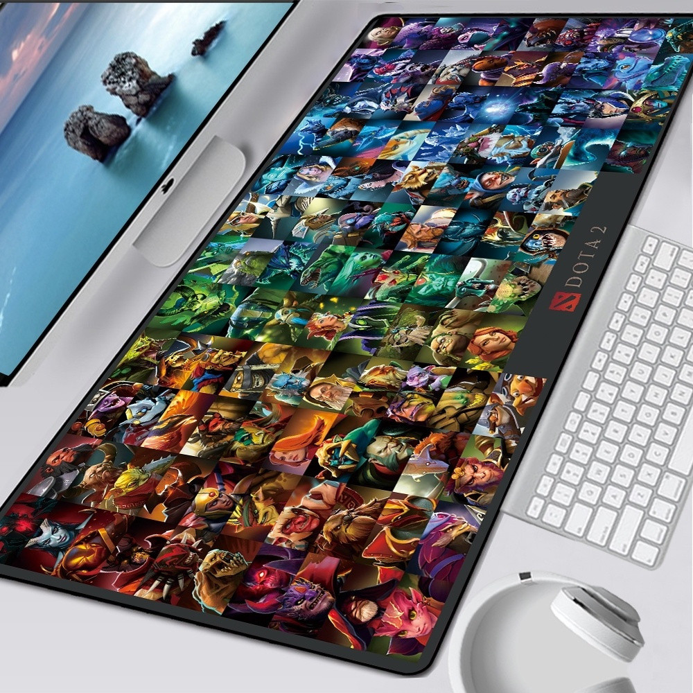 Oi-Mousepad DOTA LOGO XL Miếng Lót Chuột Lớn Khóa Cạnh Cao Su Laptop DOTA2 Máy Tính Game Thủ PC Chơi