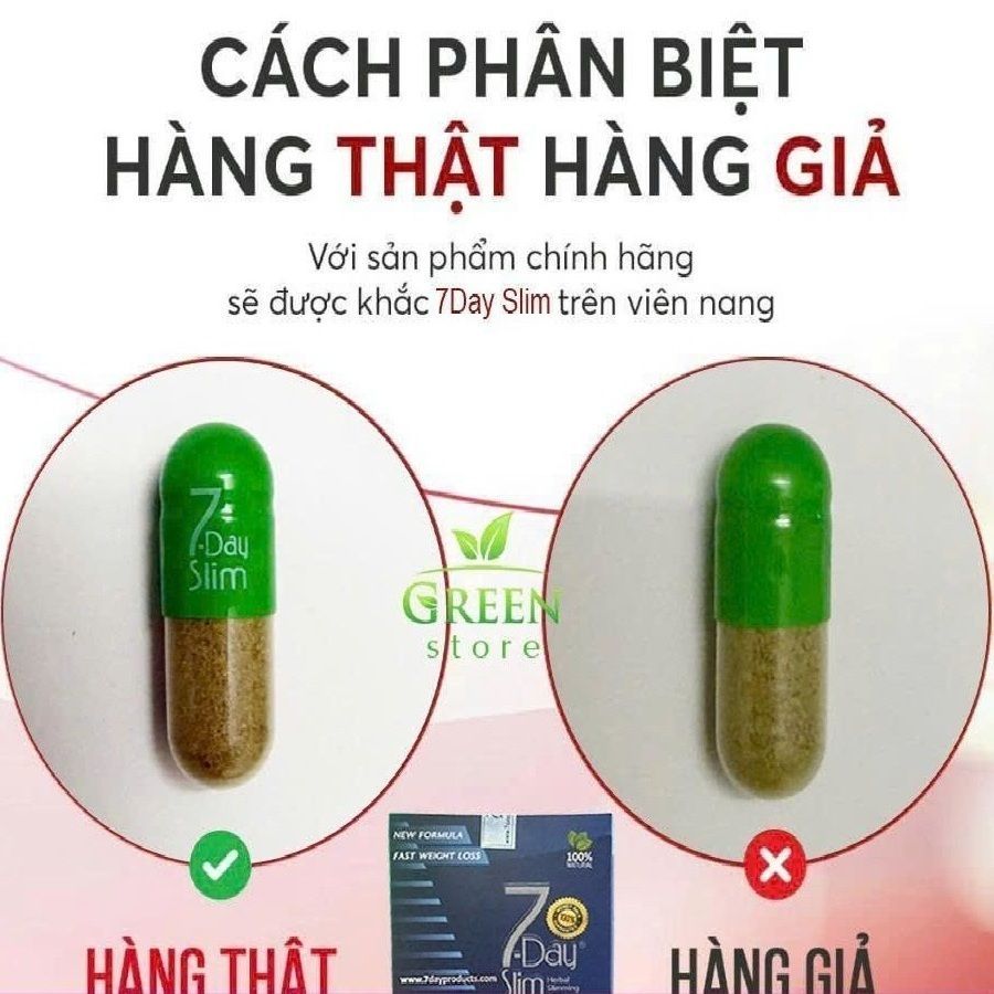 Bộ đôi 7 Day Slim - Viên Uống Giảm Cân Nhập Khẩu Mỹ  SLIMMING CARE & KORE PLUSS hàng chính hãng