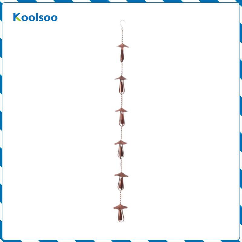Thiết kế chuông nấm Rain Chain Diverer Water cho máng xối Downspouts Eaves