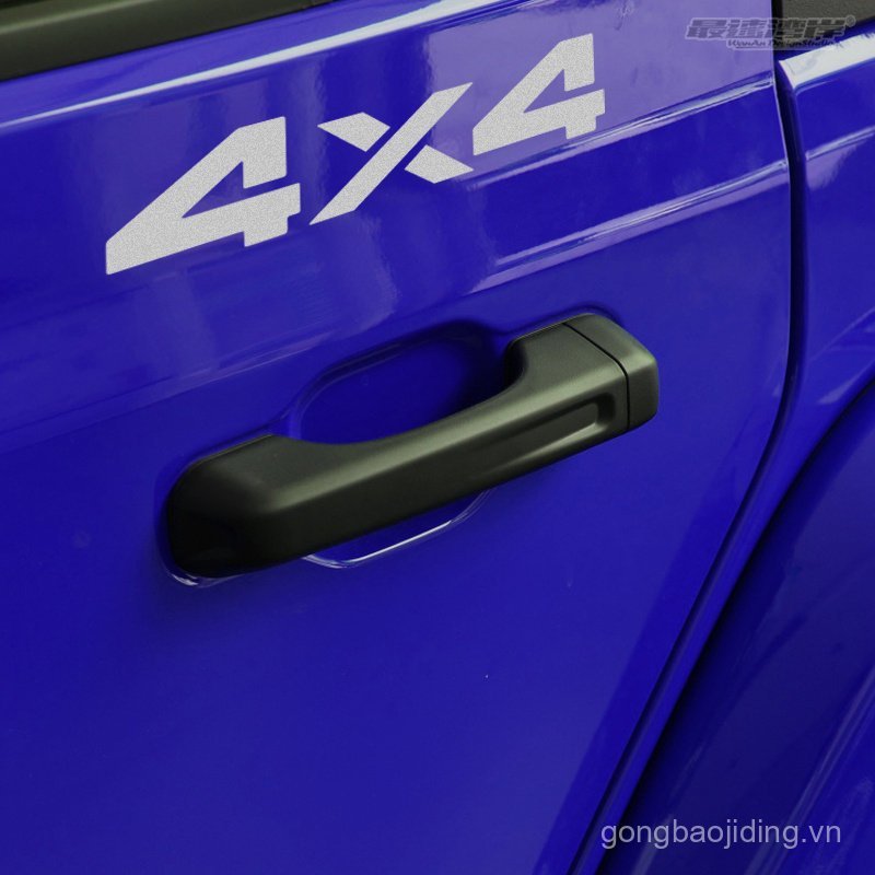 Sản phẩm mới Nhãn dán xe Wangan nhanh nhất 4WD Nhãn dán xe ngoài trời địa hình 4X4 4WD Nhãn dán Logo